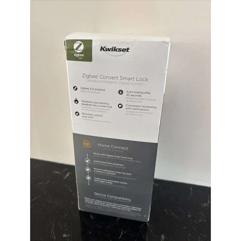New Kwikset Convert Smart Lock Satin Nickel Kit